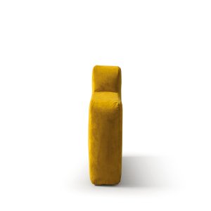 Einzelner Sitz des kombinierbaren Sessels Tokyo, 90 cm breit, frontal