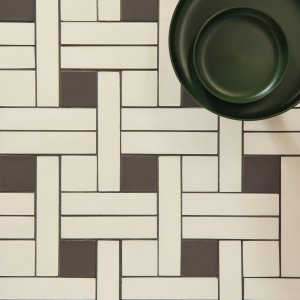 Netzbogen mit Weaving Tesserae bei der Verlegung