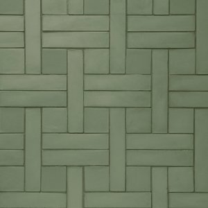 Aussenboden in Weaving im Ton Green