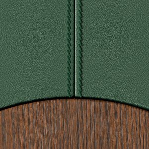 Rail Schreibtisch in Eiche Carbon